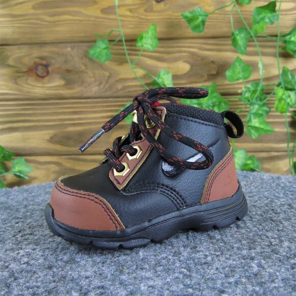 Nike Boys Bootie ACG Sz T 3.5 Medium Black Synthetic‎ Lace Up - Picture 1 of 5